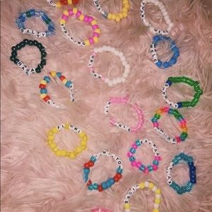 “VSCO” Pony Bead Bracelets
